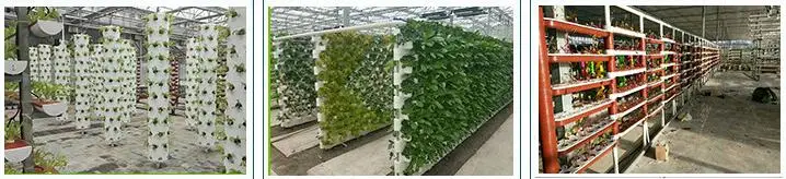 Vegetables Greenhouse Vertical PVC Nft Hydroponic Growing System